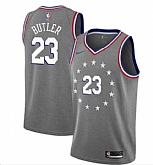76ers 23 Jimmy Butler Gray 2018 19 City Edition Nike Swingman Jersey Dzhi,baseball caps,new era cap wholesale,wholesale hats